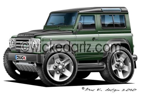 Land Rover Defender Green DK (Items from £9.50)