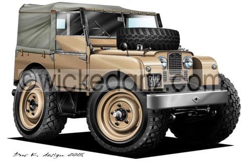 Land Rover Defender Series 1 Desert Sand DK (Items from £9.50)