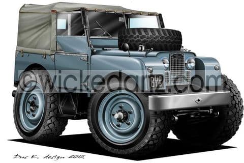 Land Rover Defender Series 1 Grey DK (Items from £9.50)