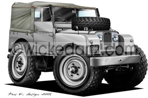 Land Rover Defender Series 1 Silver DK (Items from £9.50)