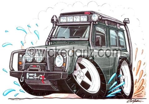 Land Rover Defender Silver (Items from £9.50)