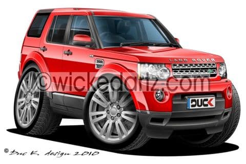 Land Rover Discovery Red DK (Items from £9.50)