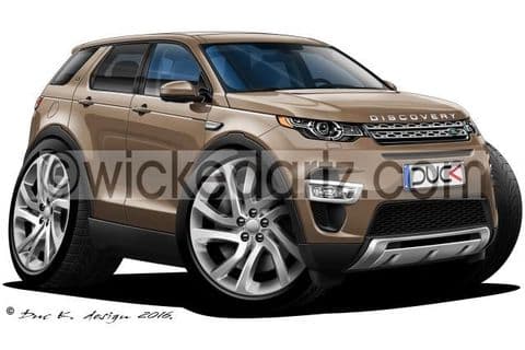 Land Rover Discovery SE/HSE Sport 2015+ Brown DK (Items from £9.50)