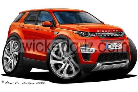 Land Rover Discovery SE/HSE Sport 2015+ Orange DK (Items from £9.50)