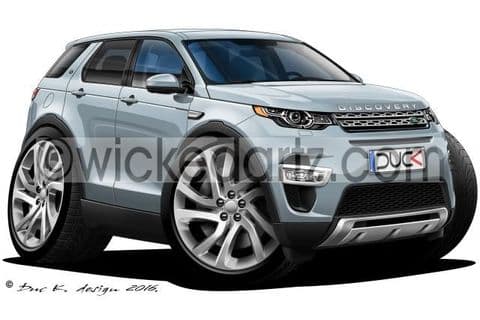 Land Rover Discovery SE/HSE Sport 2015+ Silver DK (Items from £9.50)