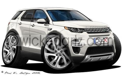 Land Rover Discovery SE/HSE Sport 2015+ White DK (Items from £9.50)