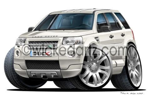 Land Rover Freelander White DK (Items from £9.50)
