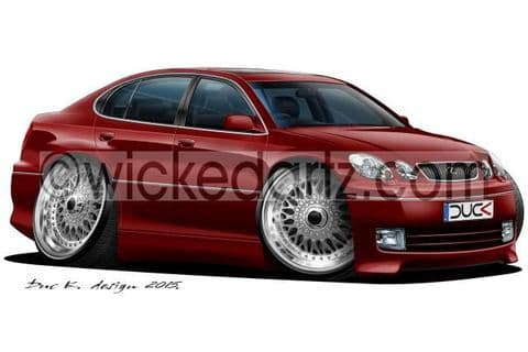 Lexus GS300 Dark Red DK (Items from £9.50)