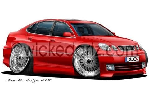 Lexus GS300 Red DK (Items from £9.50)
