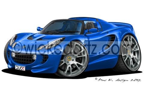 Lotus Elise Series 2 Blue DK (Items from £9.50)