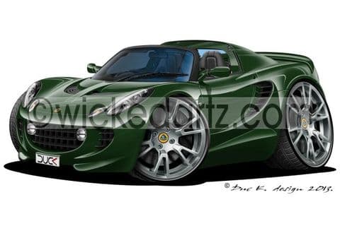 Lotus Elise Series 2 Racing Green DK (Items from £9.50)
