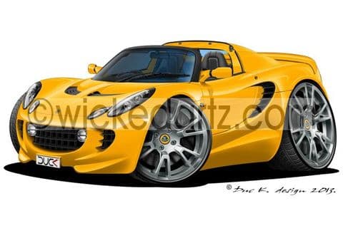 Lotus Elise Series 2 Yellow DK (Items from £9.50)