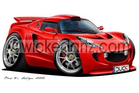 Lotus Exige S Red DK (Items from £9.50)