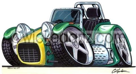 Lotus Super 7 Green/Yellow 35th Anniversary (Items from £9.50)