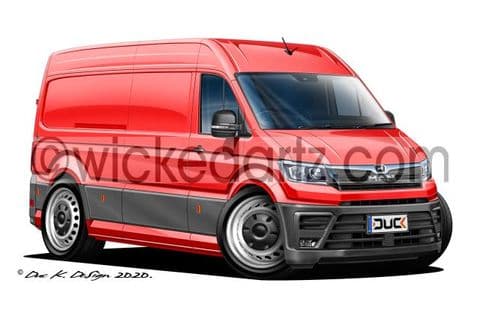 MAN TGE Panel Van Red DK (Items from £9.50)