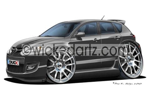 Mazda 3 Black DK (Items from £9.50)