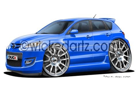 Mazda 3 Blue DK (Items from £9.50)