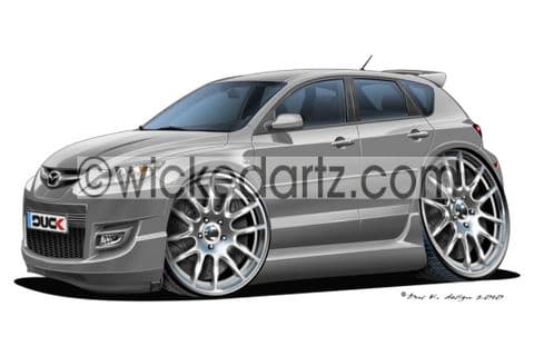 Mazda 3 Grey DK (Items from £9.50)