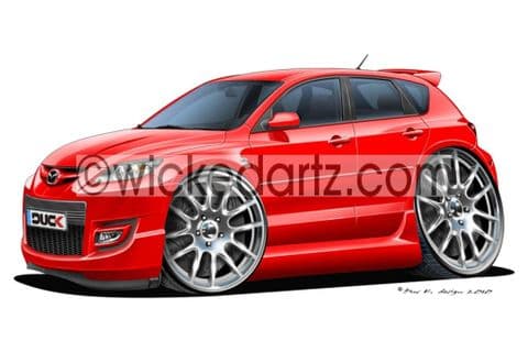 Mazda 3 Red DK (Items from £9.50)