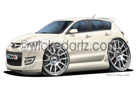 Mazda 3 White DK (Items from £9.50)