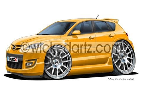 Mazda 3 Yellow DK (Items from £9.50)
