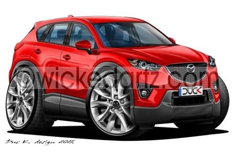 Mazda CX5 Crossover Red DK (Items from £9.50)