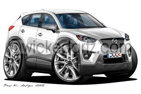 Mazda CX5 Crossover White DK (Items from £9.50)