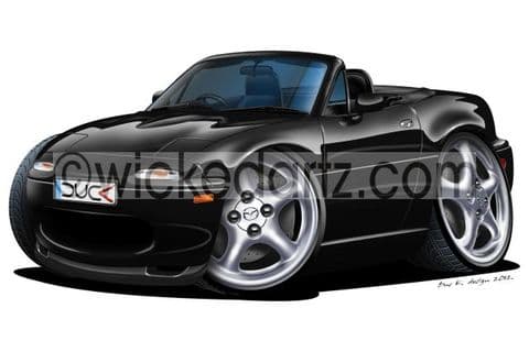 Mazda MX5 MK1 Black DK (Items from £9.50)