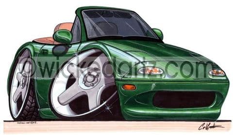 Mazda MX5 MK1 Green (Items from £9.50)