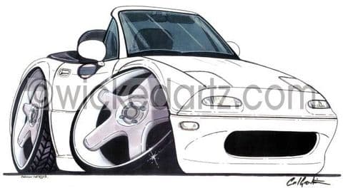 Mazda MX5 MK1 White (Items from £9.50)