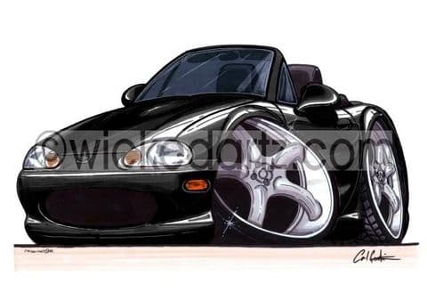 Mazda MX5 MK2 Black (Items from £9.50)