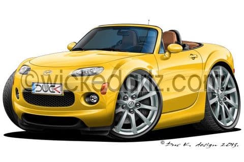 Mazda MX5 MK3 Yellow DK (Items from £9.50)