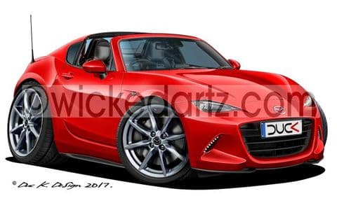 Mazda MX5-RF Red DK (Items from £9.50)
