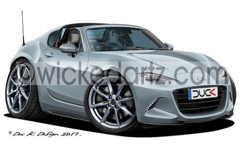 Mazda MX5-RF Silver DK (Items from £9.50)