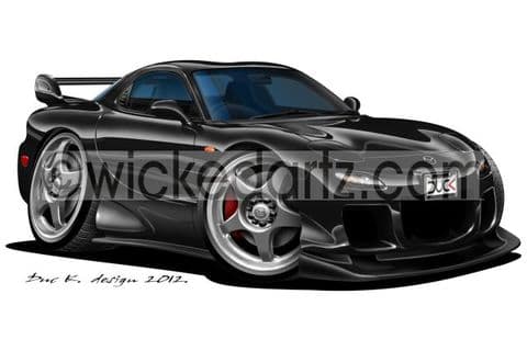 Mazda RX7 Black DK (Items from £9.50)