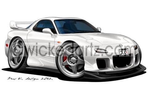 Mazda RX7 White DK (Items from £9.50)