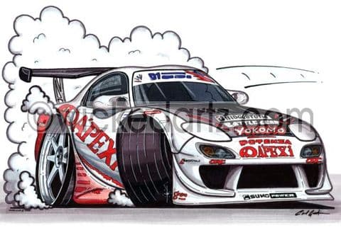 Mazda RX7 White (Items from £9.50)