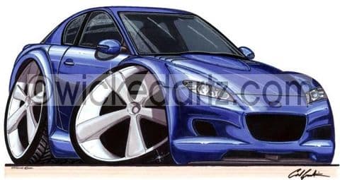 Mazda RX8 Blue (Items from £9.50)
