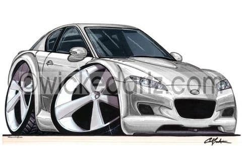Mazda RX8 Silver (Items from £9.50)