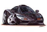 McLaren F1 Road Car Black (Items from £9.50)