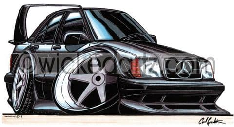 Mercedes 190 EVO 2 Black (Items from £9.50)