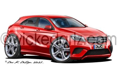 Mercedes A Class 2013+ Red DK (Items from £9.50)