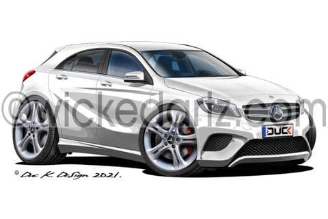 Mercedes A Class 2013+ White DK (Items from £9.50)