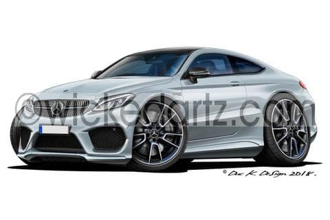 Mercedes AMG C43 Coupe Silver DK (Items from £9.50)