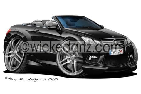 Mercedes E500 AMG Cabriolet Black DK (Items from £9.50)