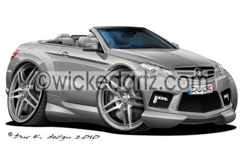 Mercedes E500 AMG Cabriolet Grey DK (Items from £9.50)