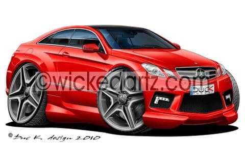 Mercedes E500 AMG Red DK (Items from £9.50)
