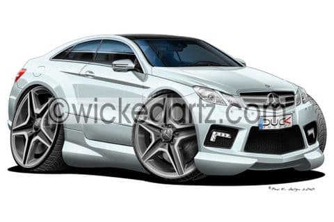 Mercedes E500 AMG Silver DK (Items from £9.50)