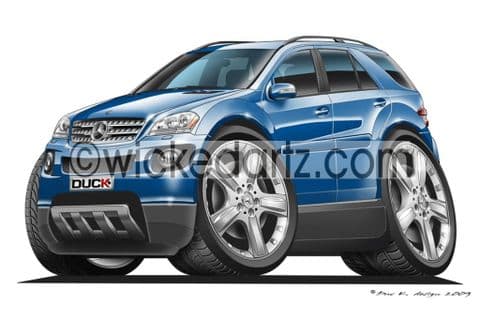 Mercedes ML Blue DK (Items from £9.50)