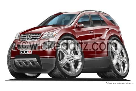 Mercedes ML Burgundy DK (Items from £9.50)